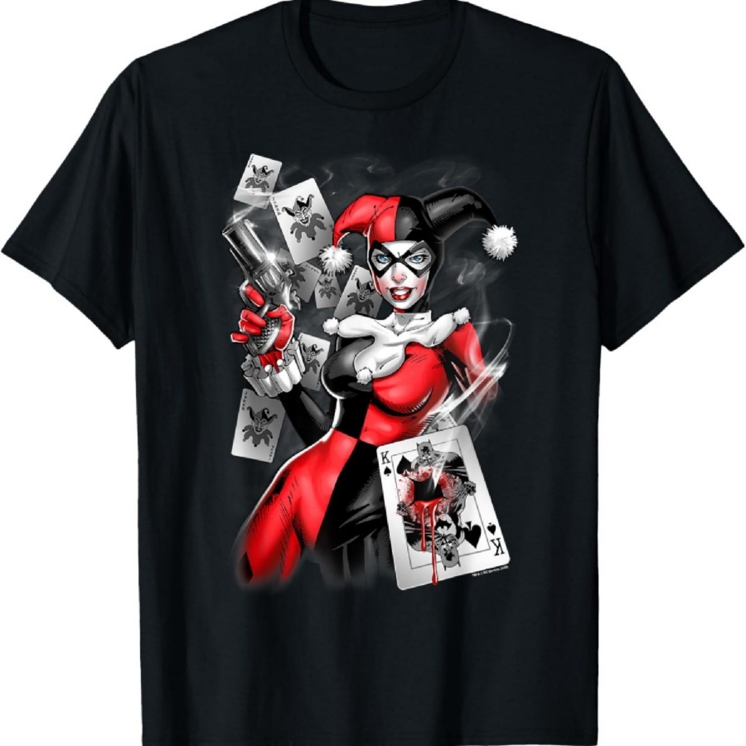

Batman Harley Quinn Smoking Gun T-Shirt XXXXXL різнокольоровий