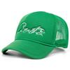 American Letter Embroidered Sun Hat Couple Mesh Breathable Duck Tongue Hat Truck Hat Versatile Baseball Hat