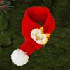 Handmade Pet Red Bib Cute Cat Shawl Pet Supplies Pet New Year Scarf  Spring Festival