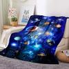 Space Room Galaxy Stars Blanket Ultra Lightweight Soft Plush Flannel Throws Blanket for Sofa Bed Couch Best Office Gifts