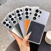 New Samsung S26 Ultra Leather Texture Magnetic Shockproof Protective Case for S24 Plus
