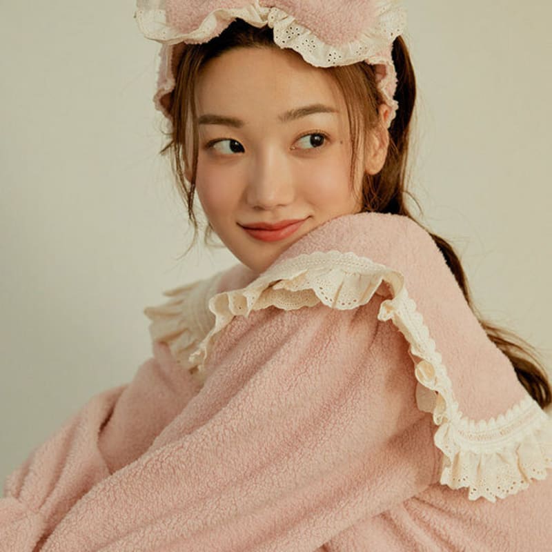 

LUNALUZ STUDIO Женская шерстяная повязка для умывания Бонни (3C) violet free