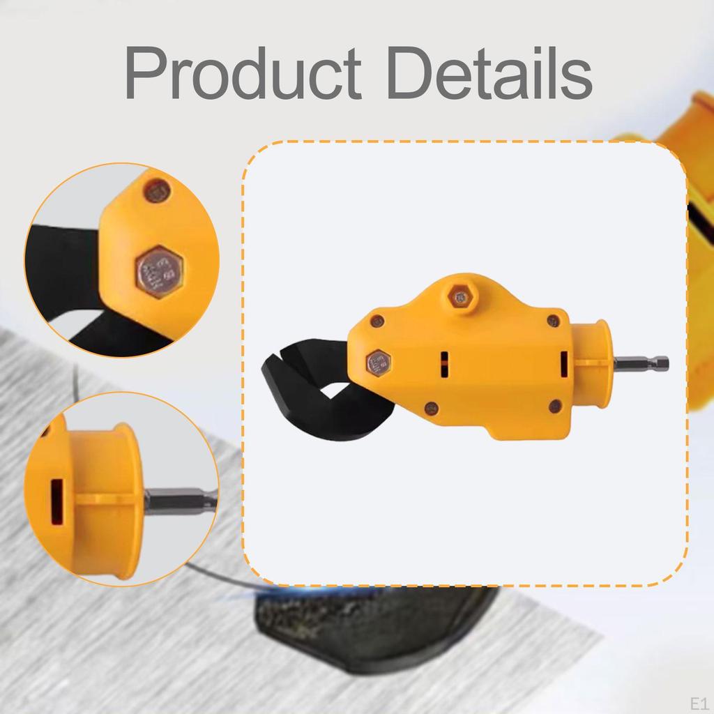Electric Drill Metal Sheet Attachment Fast Cuttings Shear Machine Durability Easy to Use