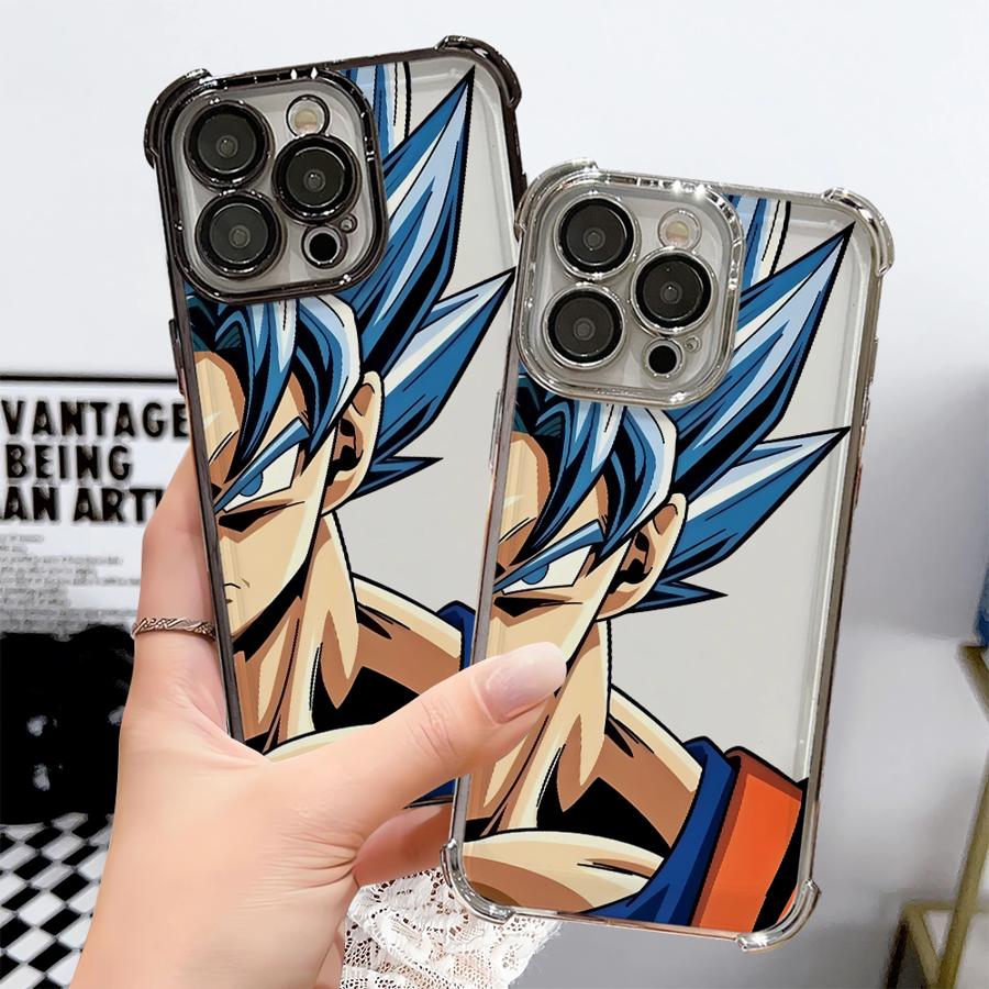 Dragon Ball Goku Soft Cover Phone Case for iPhone 16 XR 15 11 13 14 Pro 16Plus XS MAX 12 15Pro Max 11Pro