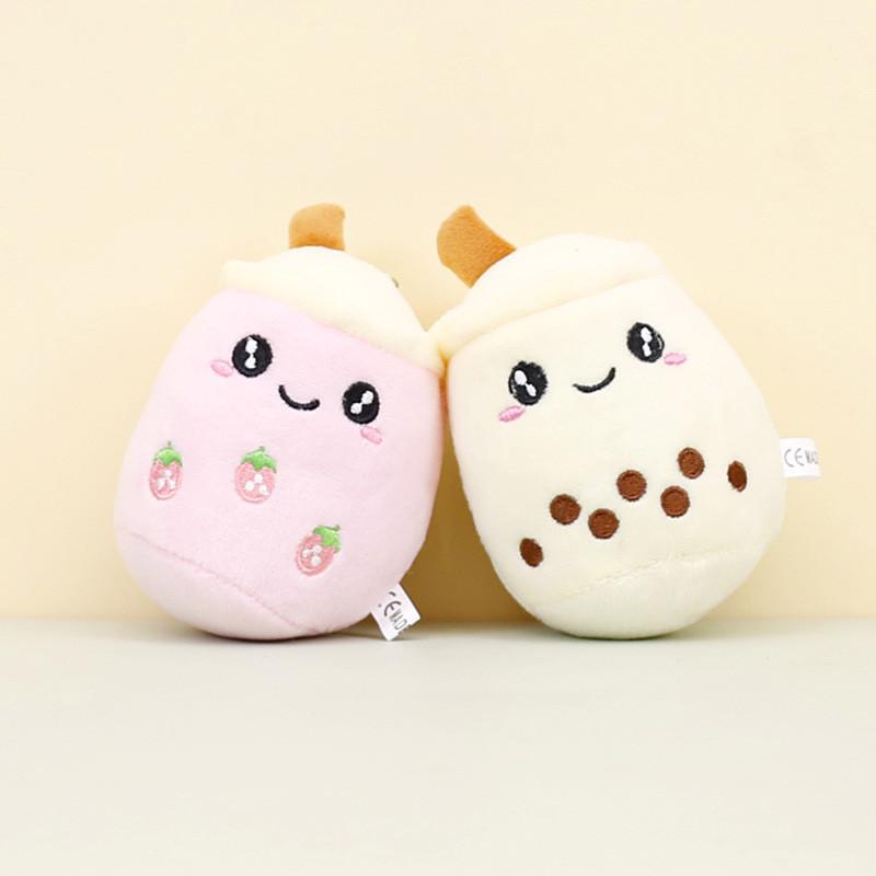 Adorable Plush Cup Keychain Cute Bag Charm Wholesale Cartoon Doll For Trendy Style