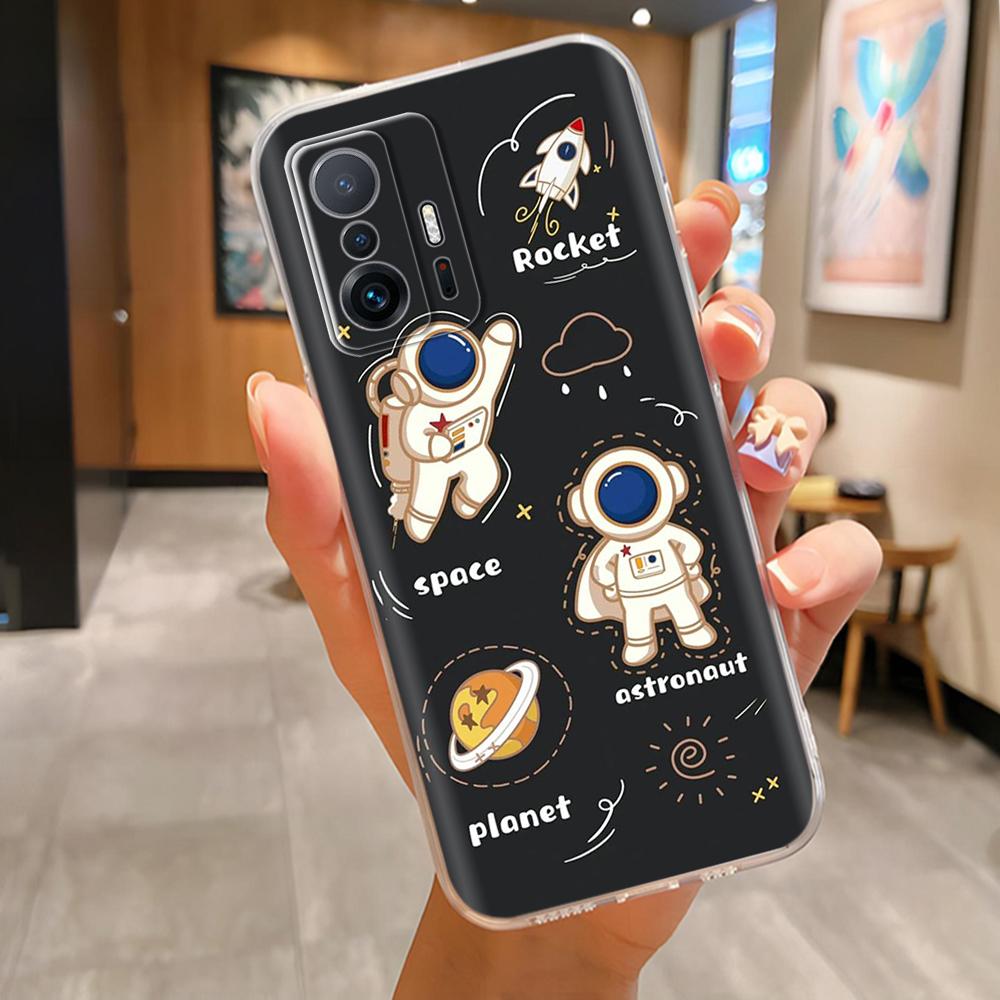 Pro pouzdro na telefon Xiaomi 11T Pro Módní Fantasy Průhledný Kryt Pro Xiaomi Mi 11T Pro Mi11T TPU Silikonové Kryty na Záda Odolné proti Pádu Funda