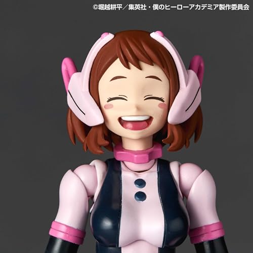 Kaiyodo Revoltech My Hero Academia Ochaco Uraraka, Approximately 130mm Tall, Non-scale PVC & ABS Painted Action Figure
