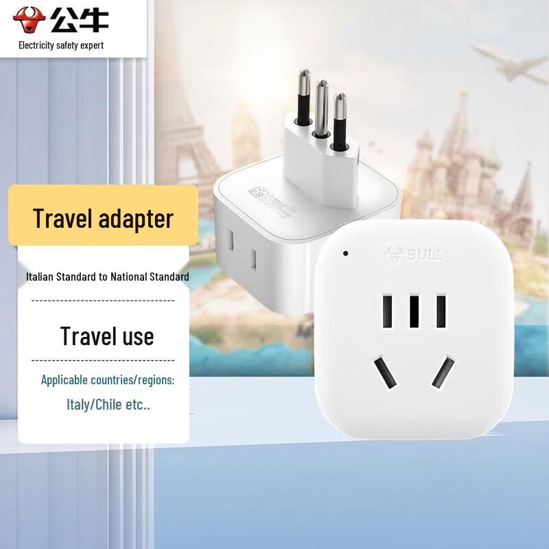 BULL International Travel Power Adapter
