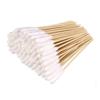 50pcs Disposable Dog Cotton Buds Single-head Pet Ear Wash Cotton Ball  for Cats Puppy