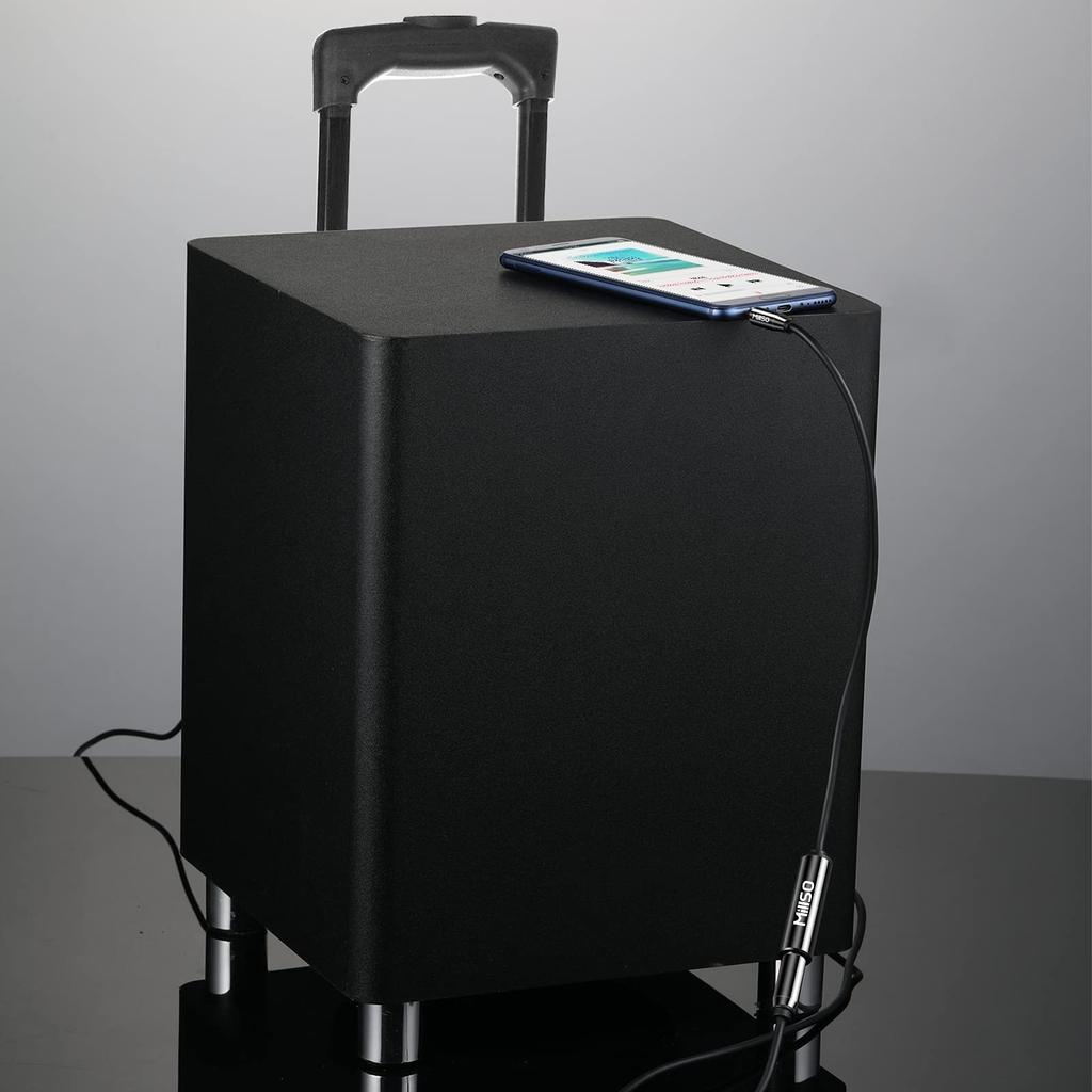 MillSO Audio Adapter 6.35mm to 3.5mm Black MS-A63