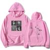 Felpe con Cappuccio Foto Piastrelle Petalo Design Ariana Grande Felpe con Cappuccio in Pile Manica Lunga Felpe con Cappuccio Unisex Streetwear Donna