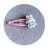 Metal Hair Bobby Clips Headwear Hairpins for Kids Girls Resin Bear Tiger Animal Hair Clips for Children