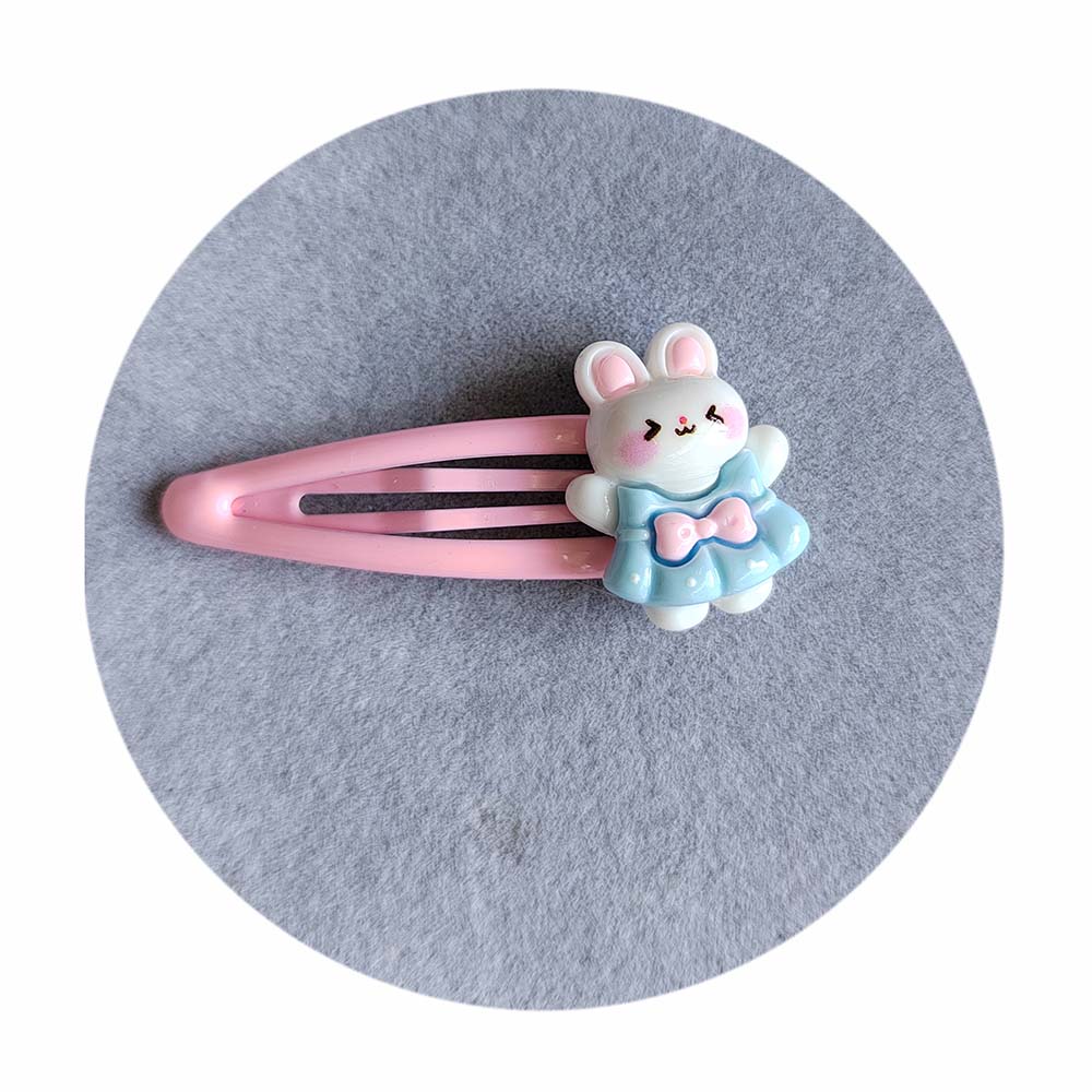 Metal Hair Bobby Clips Headwear Hairpins for Kids Girls Resin Bear Tiger Animal Hair Clips for Children