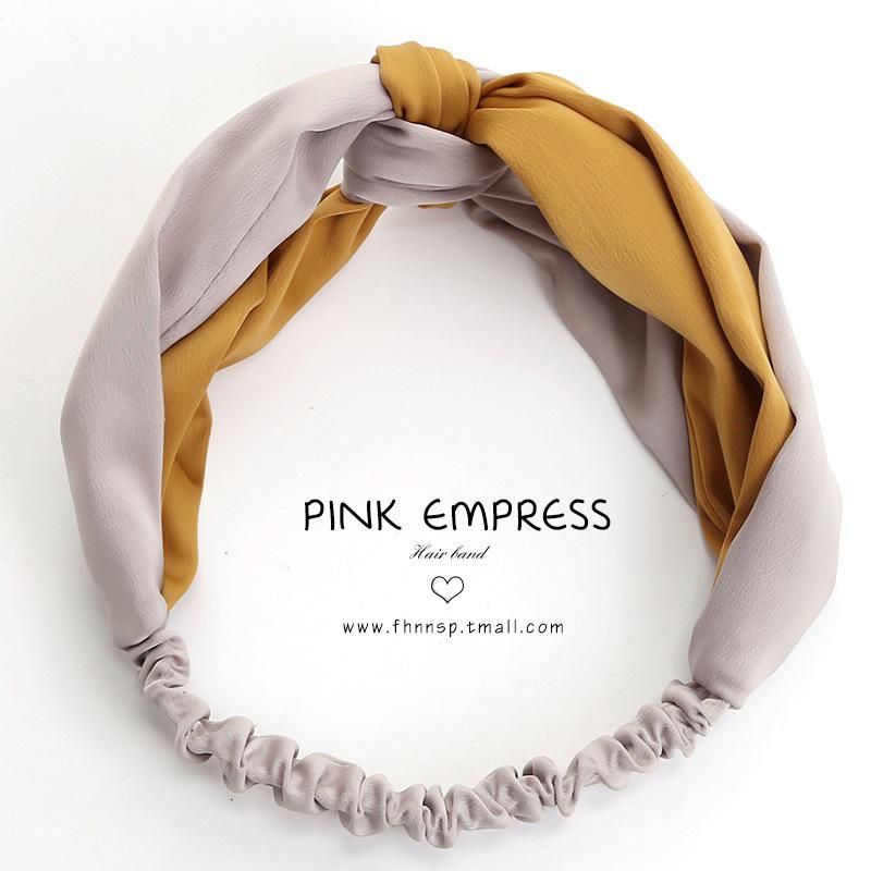 Korean Spring-Summer Elastic Chiffon Silk Headband for Women – Hair Accessories, Sports & Face Washing