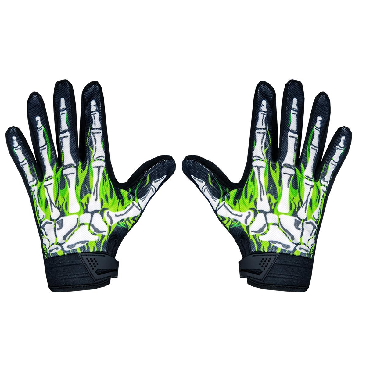 

Мотоциклетные перчатки для мотокросса с сенсорным экраном, перчатки для бездорожья с полным пальцем для езды на велосипеде XL белый