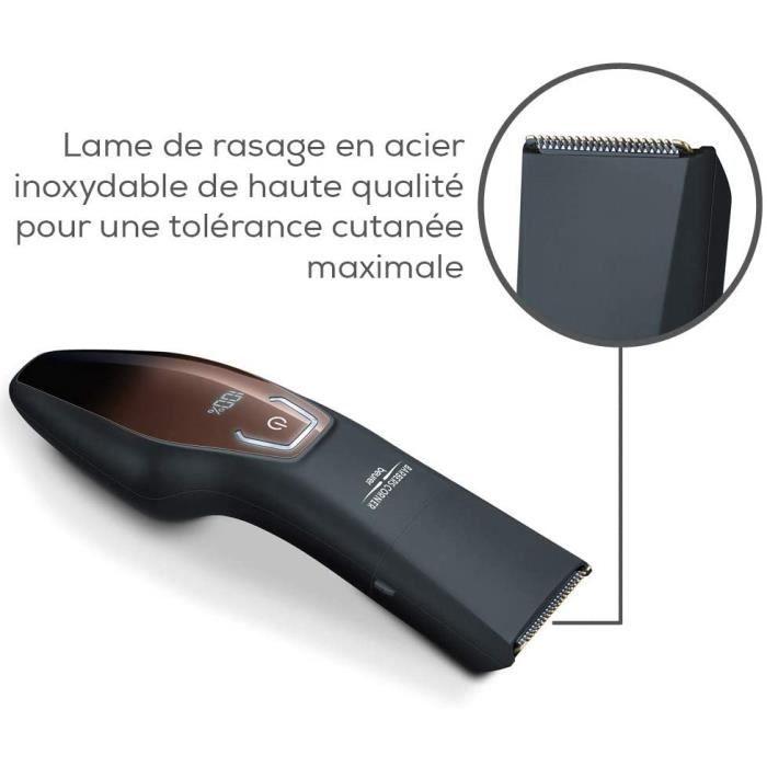 Tondeuse à barbe BEURER HR 4000 avec lame en acier inoxydable revêtue de titane