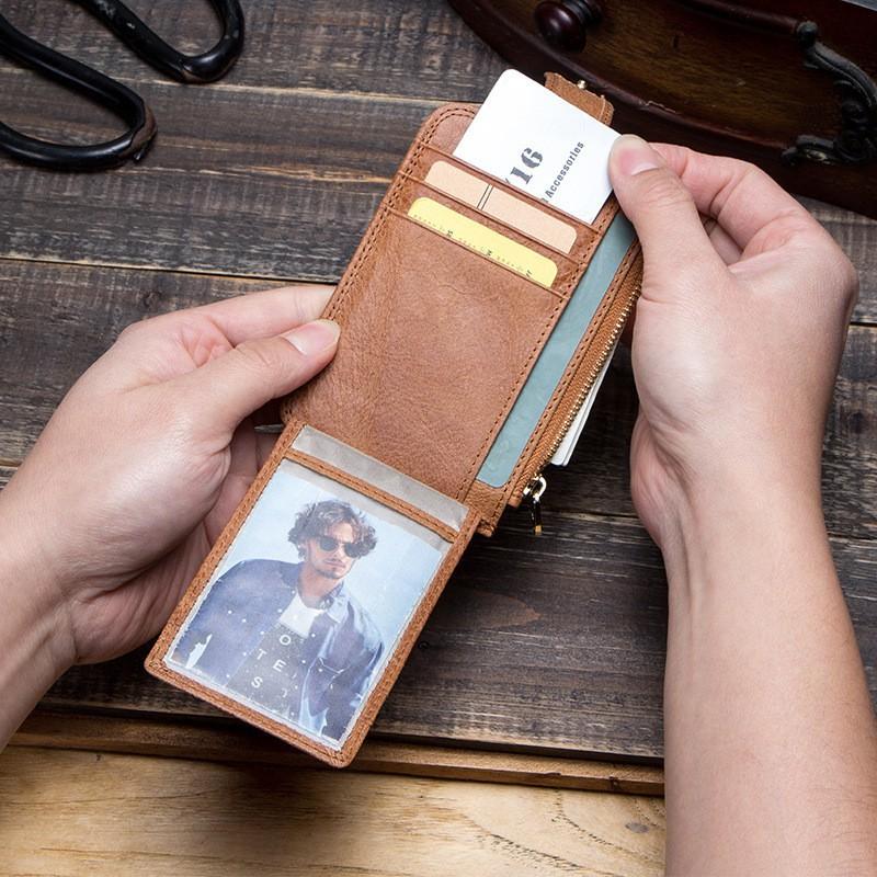 Fashionable Casual Pickup Bag Card Holder Multifunctional Buckle Zipper Ultra-thin Small Coin Purse