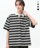 TRILLION Rugby Cotton Collared Oversized Short Sleeve T-Shirt_4Color