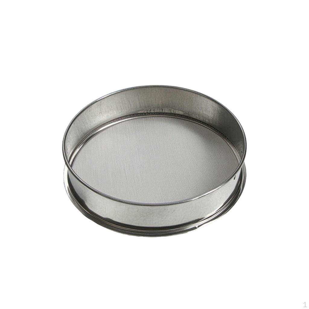 Glaze Sieve Stainless Steel Slip Strainer Sturdy Rim with Metal Mesh for Potters, Ceramic