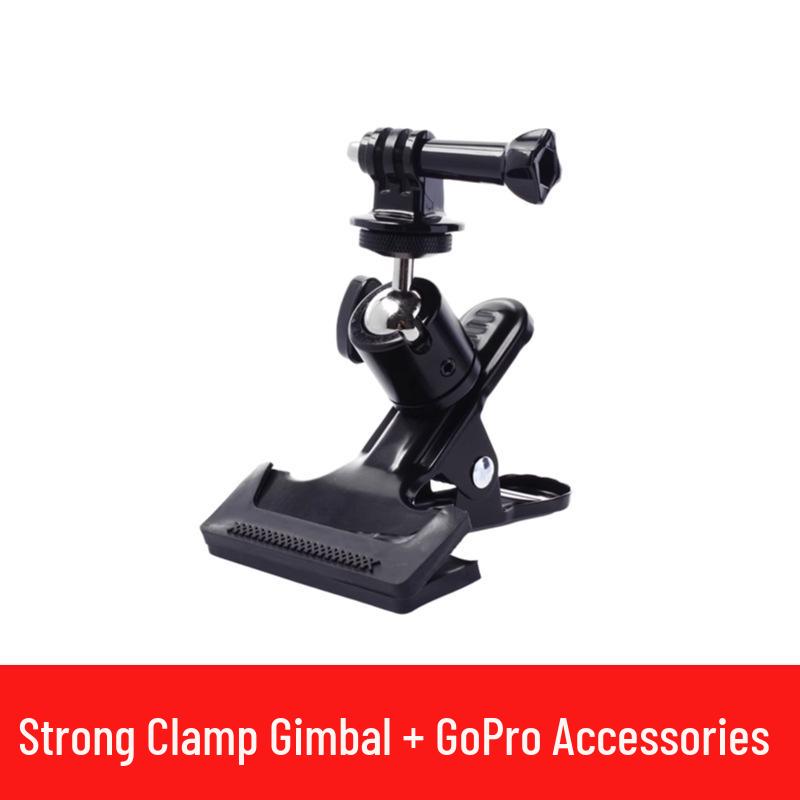 Universal Metal Desktop Stand for Mobile Live Streaming & Photography - Strong Clip, 1/4" Extension