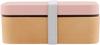 Showa Bento Wood Grain Rice Clean Microwave and Dishwasher Suitable for Men and Made In Product Number 4979536 Box, Resin, Non-Stick, Rectangular,