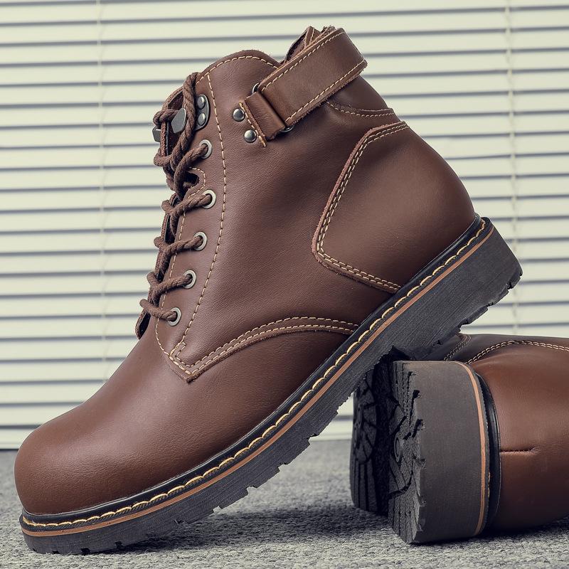 Manufacturer Outdoor Shoes Sports Casual Men's Anti Slip Wear-resistant Mid Top Single Versatile Workwear