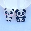 10/20pcs Cute  Cartoon Panda PVC Flexible Glue Flat Back DIY Scrapbook Embellishment Phone Craft Decoration J77