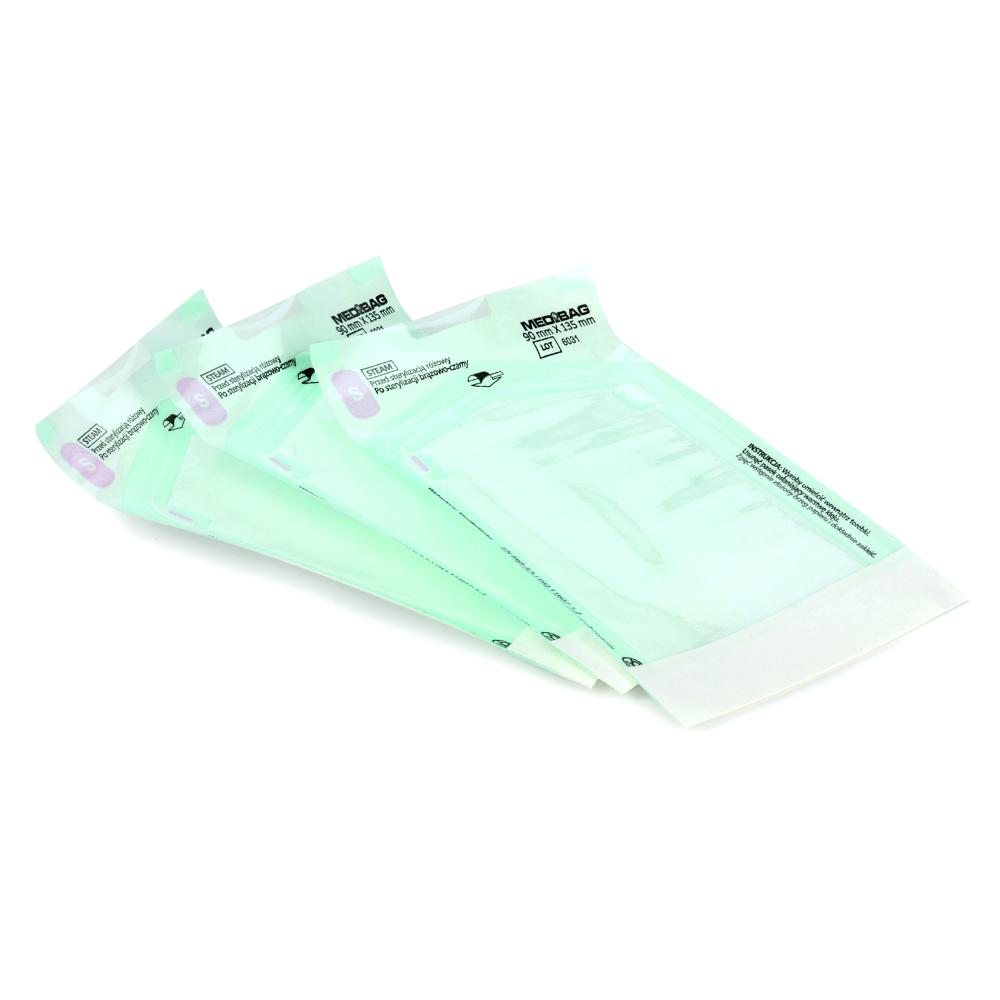 Medibag Self-Adhesive Sterilization Bags 70mm X 230mm Flat, Paper-Foil 200pcs