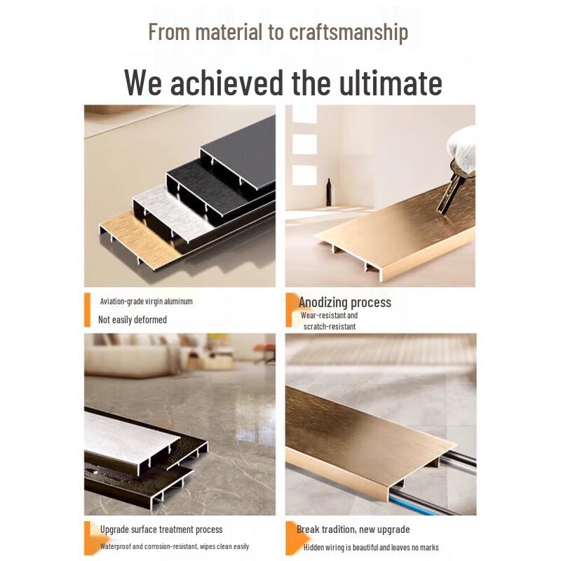 Aluminum Alloy Skirting Board Kit