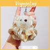 Pearl Small Skirt Bear Plush Keychain With Durable Rope For Bag Decoration Gift