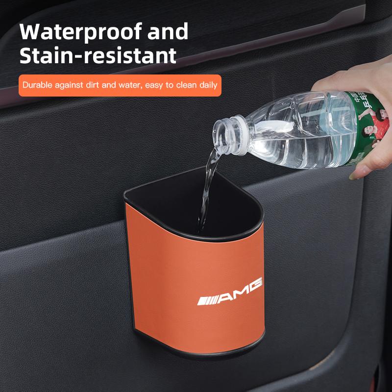 Car Door Cup Holder Box Back Clip Drink Rack Storage Bin Water Cup Box Sticker For Mercedes Benz AMG W177 W176 X166 X167 C257