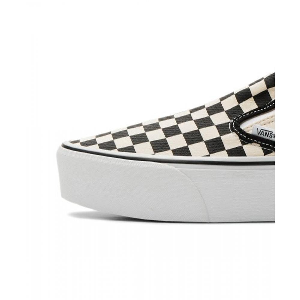 Vans Classic Slip On Stackfoam    Checkerboard  Black Classic White Vn0a7q5rtyq1