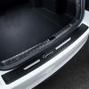 Carbon Fiber Car Door Sill Anti Kick Sticker Rear Bumper Trunk Scratch Guard Decals For Ford GALAXY Logo Exterior Accessories