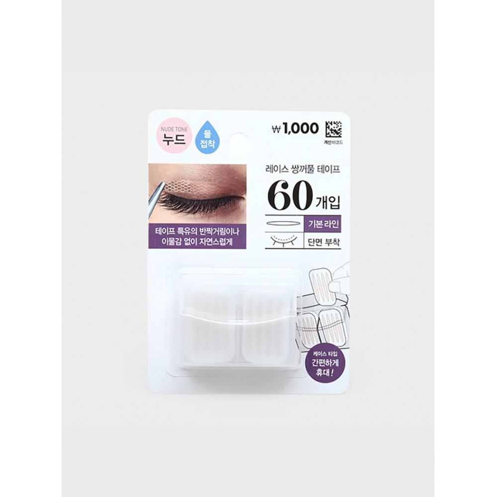 Daiso Lace Double Eyelid Tape 60 Sheets  Normal Type 