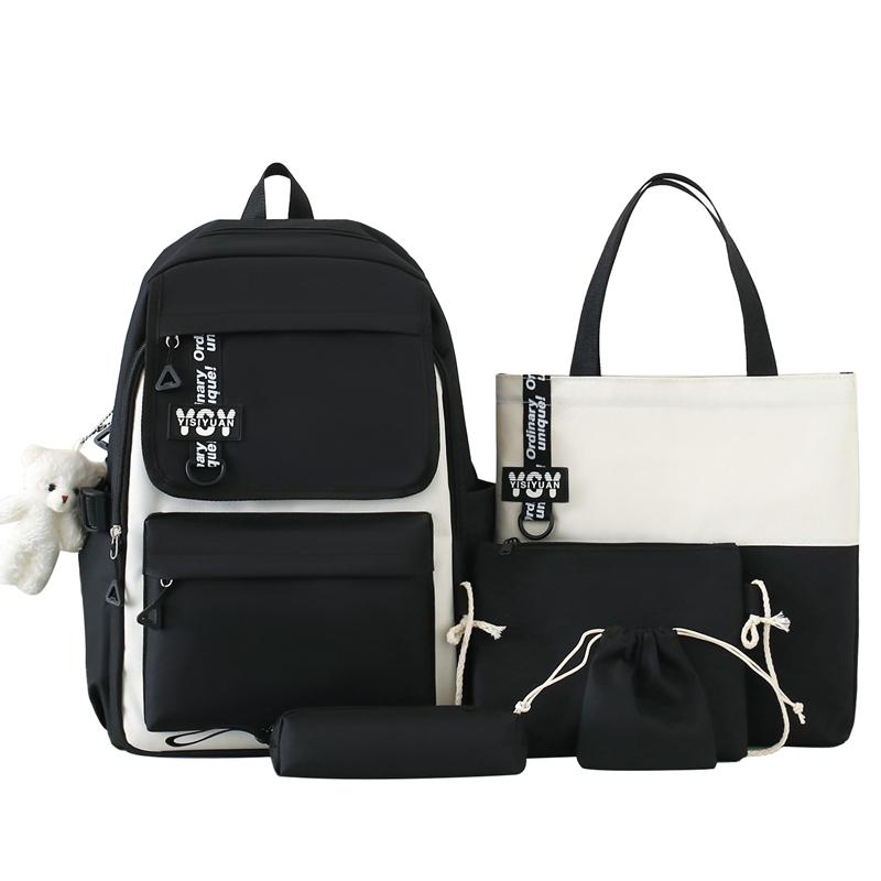 Vierteiliger Schulrucksack für Damen