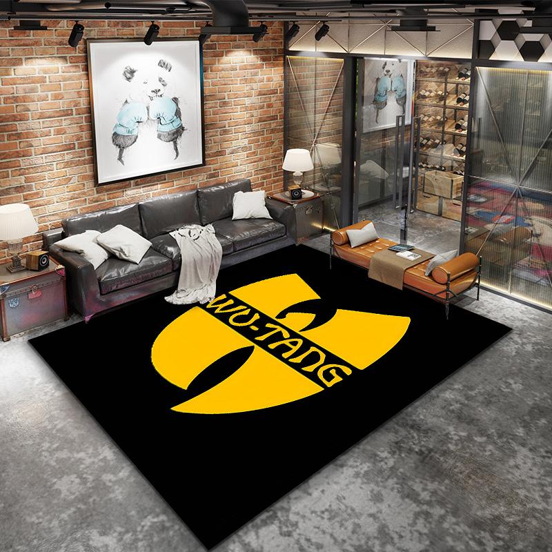 Wutang Clan Carpet Rug For Living Room Bedroom Home Sofa Decoration Kids Play Nonslip Floor Mat