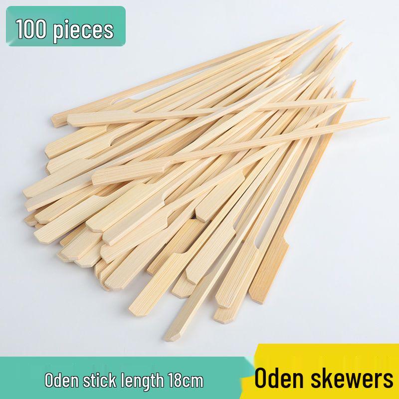 Disposable Bamboo Skewers for BBQ, Grilled Sausage, Kanto Stew, Bobo Chicken, and Mutton