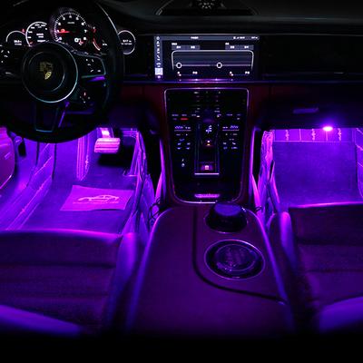 Car Door Bowl Decoration Light Auto Interior Car Atmosphere Light  LED Refitted Lighting USB Decorative Lights RGB Light