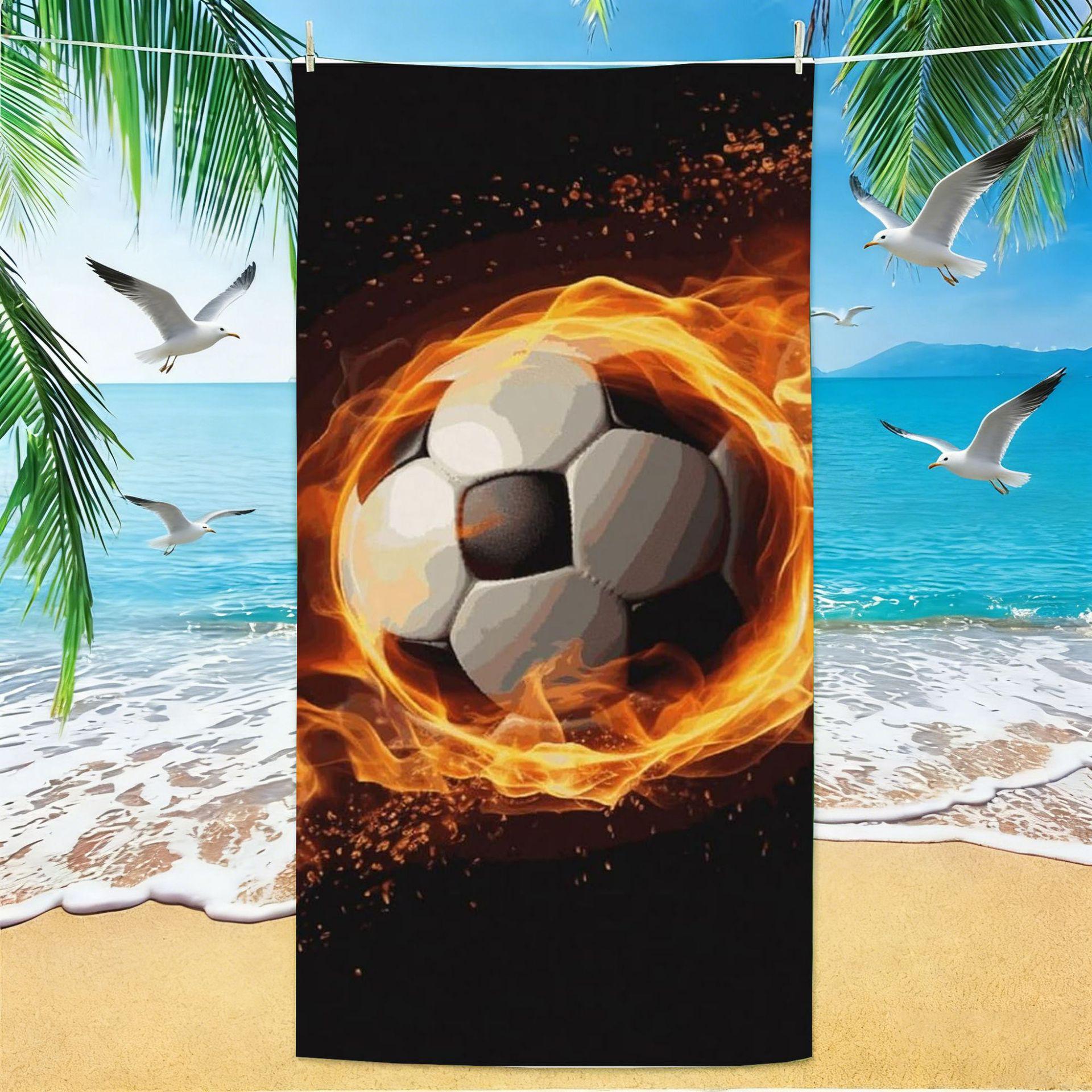 World Cup Quick-Dry Ultra-Fine Fiber Beach Towel Shawl 70x150 cm 12