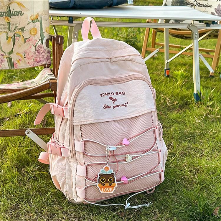 Cross-strap Backpacks, Large-capacity Outdoor Backpacks, Travel Bags, and School Bags for Junior and Senior High School Students