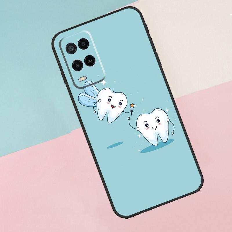 Cute Tooth Dentist For Oppo A40 A60 A80 A18 A38 A58 A78 A98 A79 A16 A76 A96 A15 A74 A94 A54 A77 A17 Phone Case