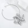 Exaggerated Flower Alloy Necklace - Trendy European/American Hip-Hop Style
