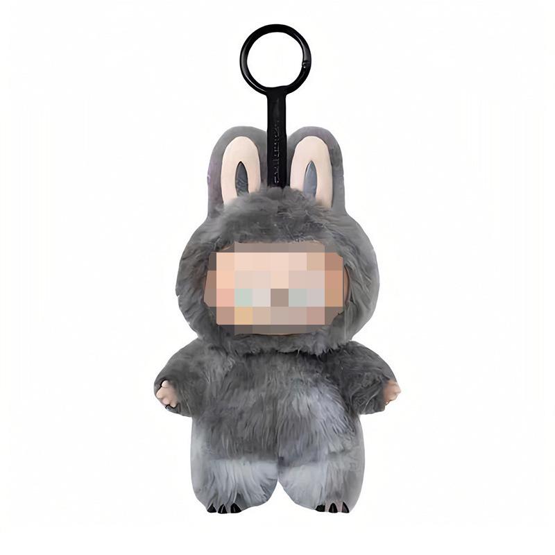 Cute Rabbit Plush Doll Vinyl Keychain Pendant