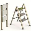 3 Step Ladder, Folding Ladder Stool, Wider Upgraded Non-Slip Treads, Portable Lightweight Ladder for Home and Kitchen, Holds up to 330 Lbs.