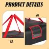 Bag Insulated Food Carrier Warmer Case with Non Woven Fabric Construction And Convenient Handles