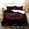 3D Print XOXO Devil Smiling Face Bedding Set Duvet Cover Bed Set Quilt Cover Pillowcase Comforter king Queen Size Boys Adult