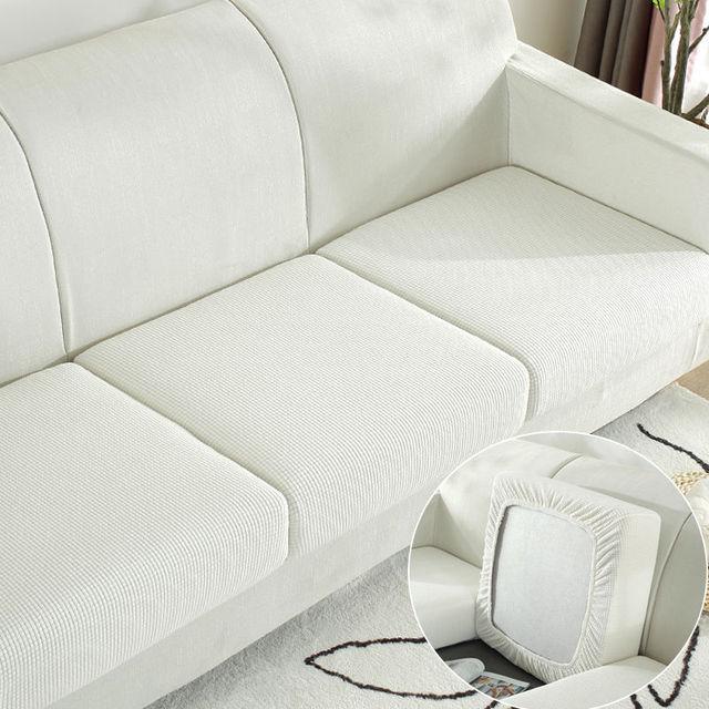 Thickened Plush-touch Sofa Cushion Cover Elastic All -Inclusive Living Room Sofa Cover Removable And Machine Washable Furniture Protective