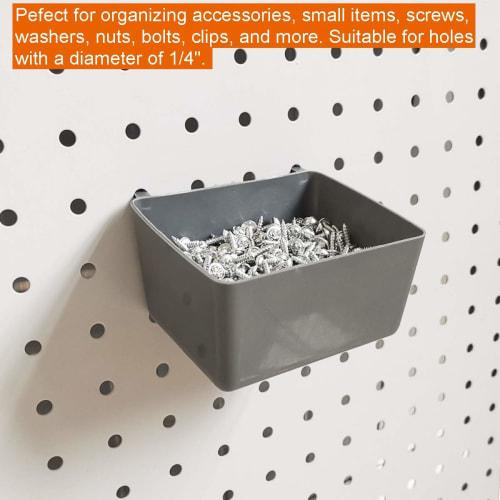 ZOYUBS Punching Board Hooks, 25mm Hole Pitch, Silver, Easy Installation, Set of 80, for Perforated Boards, T-Shaped Hanging Racks, Mesh Hooks, and Hoo