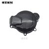 OTOM 2024 Motorcycle Ignition Cover Motor Stator Guard Protector Crankcase Carbon Fiber Lid For KTM EXC XCW TE 150 Accessories