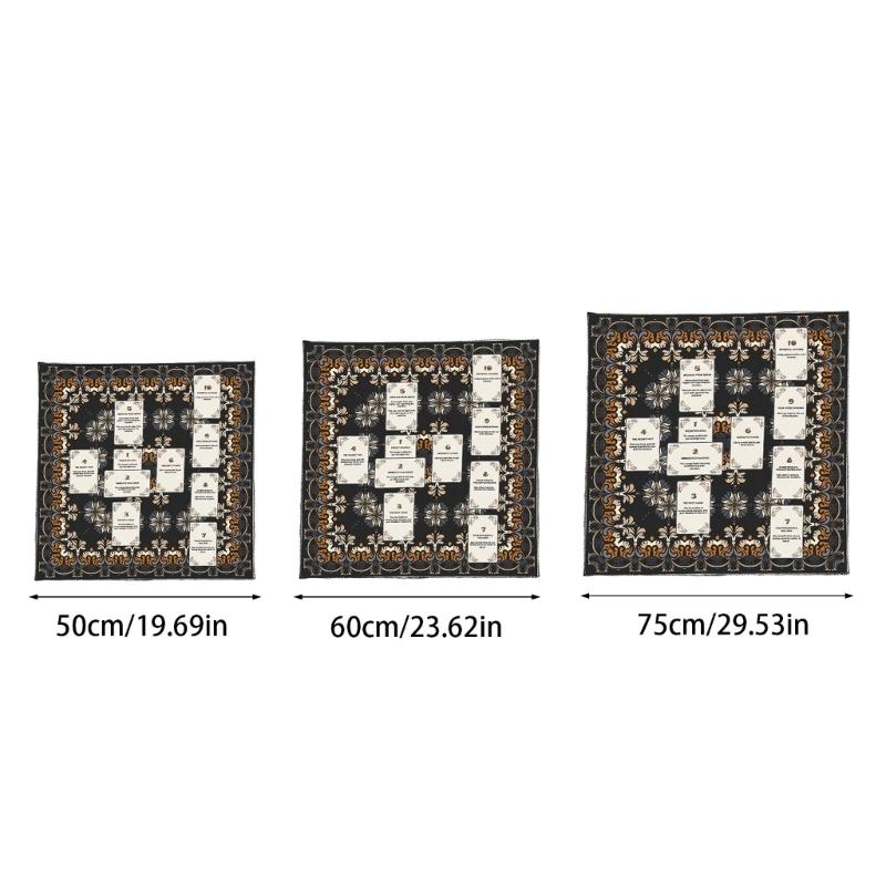 Divinations Tablecloth Reading Card Astrologys Tarots Cards Tablecloth Altars Cloth Divinations Board Game Accessories